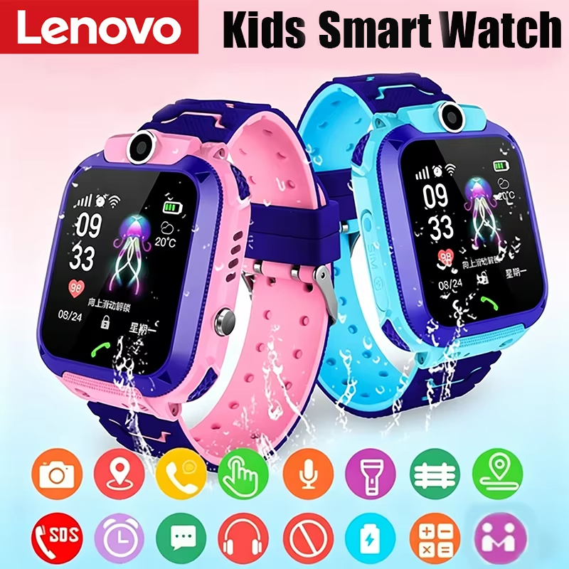 Smartwatch Digital Watches For Kids - Lenovo Kids SOS GPS Location Child