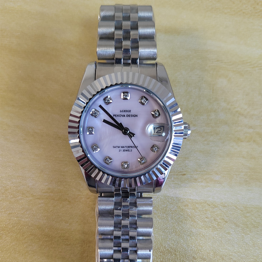 LGXIGE Crystal Women Bracelet  - Minimalist Thin Watch reseña y precio