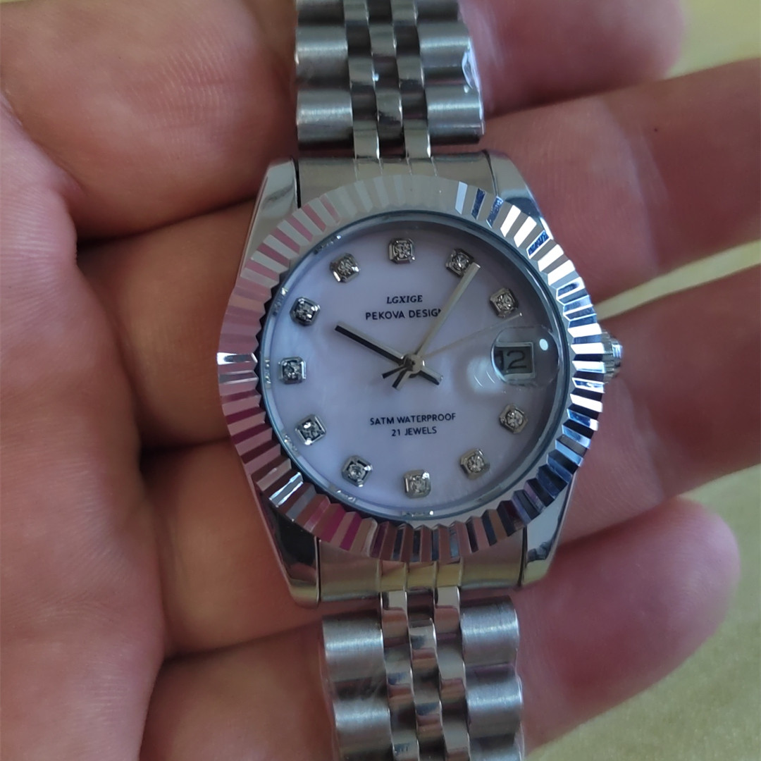 LGXIGE Crystal Women Bracelet  - Minimalist Thin Watch reseña y precio