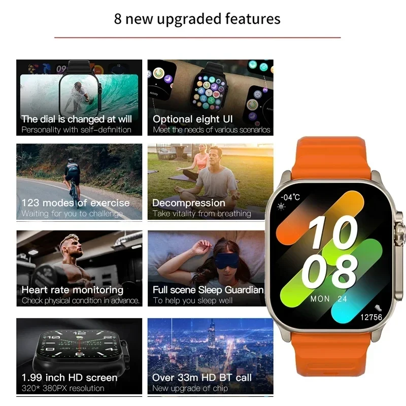 New Watch T10 Ultra Smart Watc - Smartwatch New Watches For Women reseña y precio