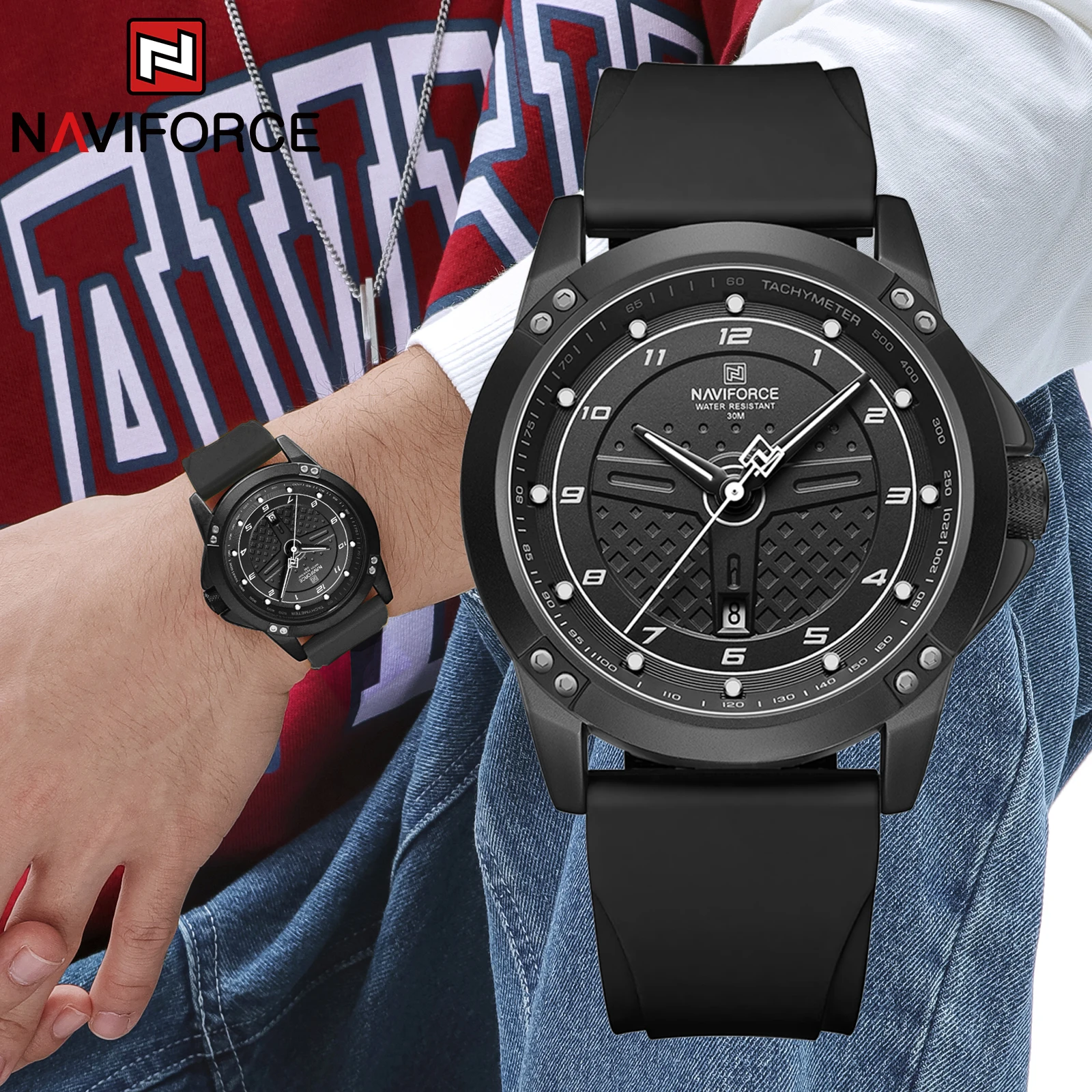 NAVIFORCE New 8031 Men Watch T - Smartwatch Army Watches For Men reseña y precio