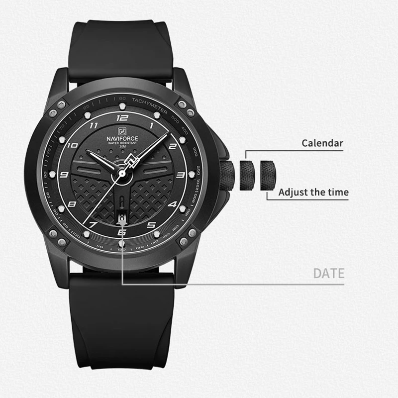 NAVIFORCE New 8031 Men Watch T - Smartwatch Army Watches For Men reseña y precio