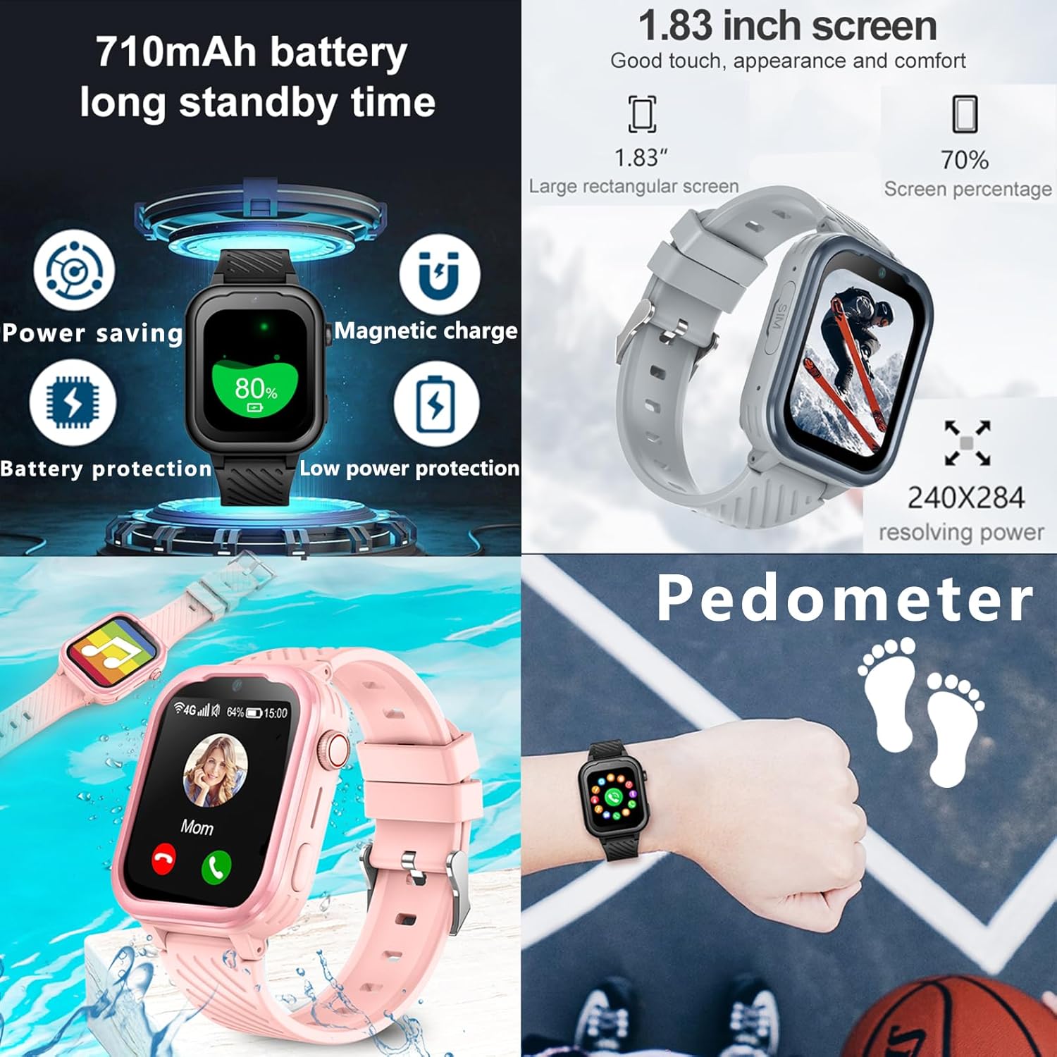 Wonlex KT15Pro 4G Kids Smartwa - Smartwatch Watch Whatsapp reseña y precio