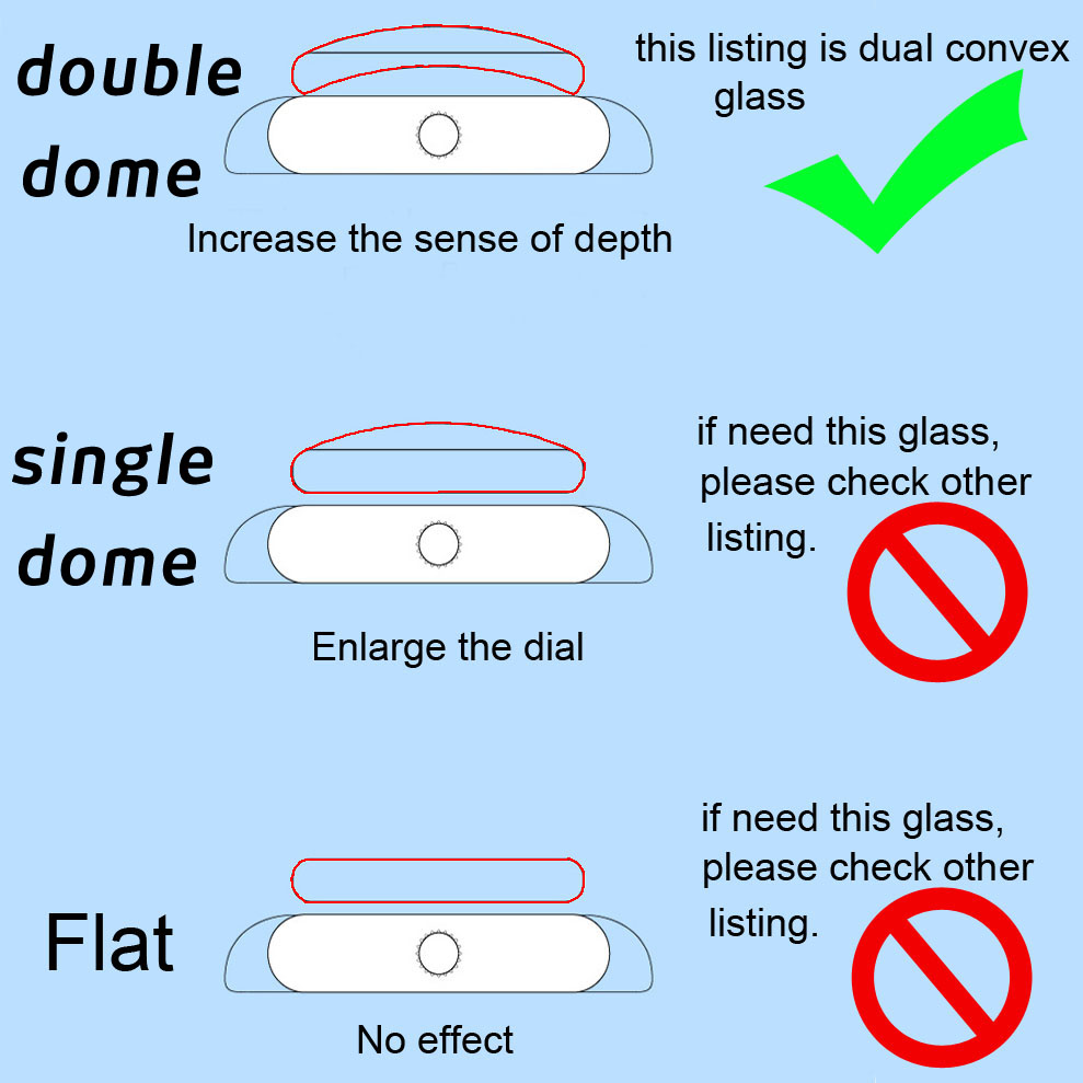 Sapphire Watch Glass Replaceme - Watch Crystal Replacement reseña y precio