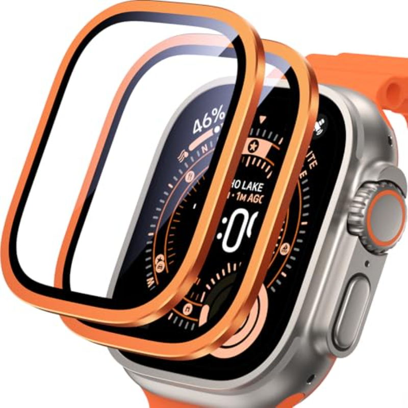 2PCS HD Metal Tempered Glass F - Smartwatch Apple Watches For Women reseña y precio