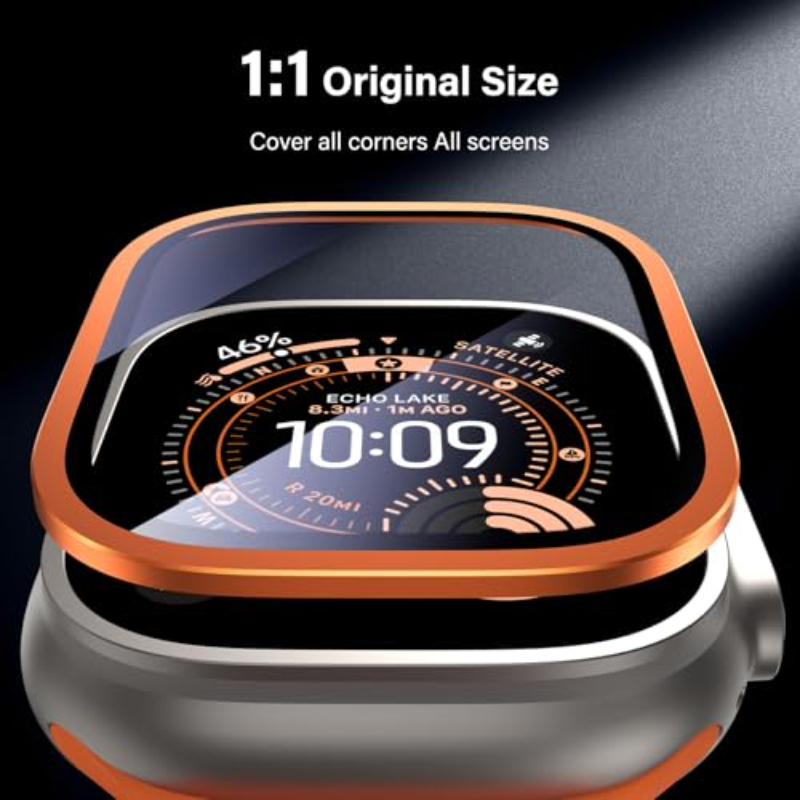 2PCS HD Metal Tempered Glass F - Smartwatch Apple Watches For Women reseña y precio