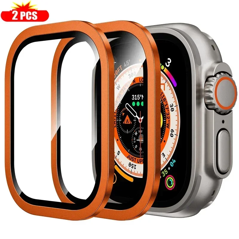 2PCS Titanium Metal Frame for  - Smartwatch Apple Watches For Women reseña y precio