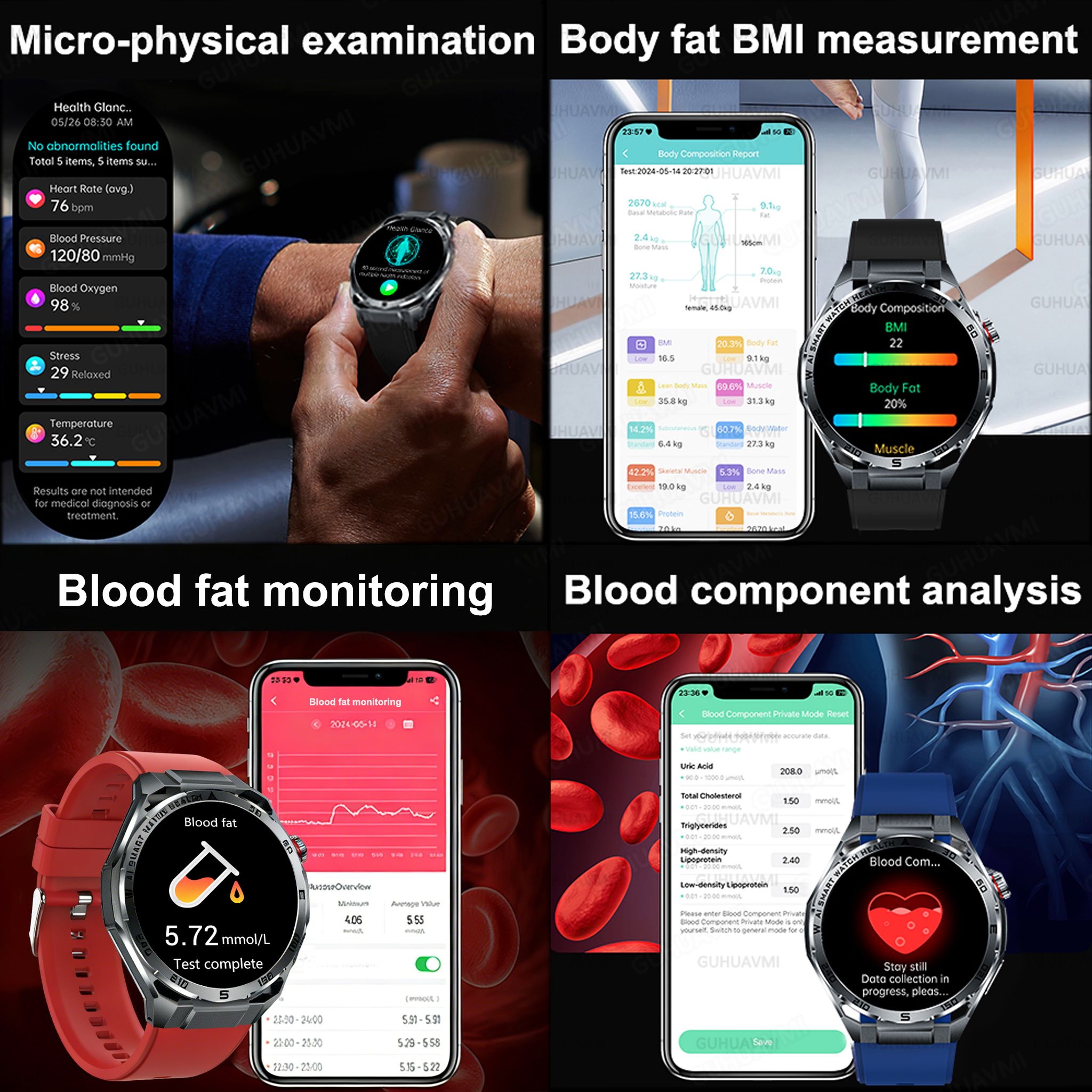 2026 New Body Fat AI Analysis  - Smartwatch New Watches For Women reseña y precio