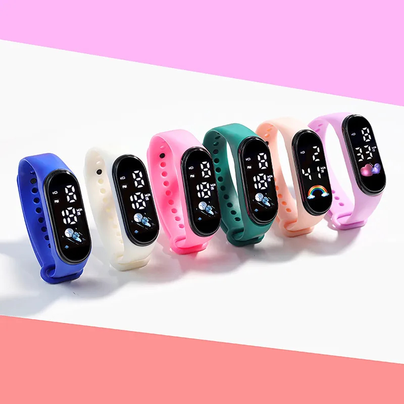 Cute Children Digital Wrist Wa - Smartwatch Digital Watches For Kids reseña y precio