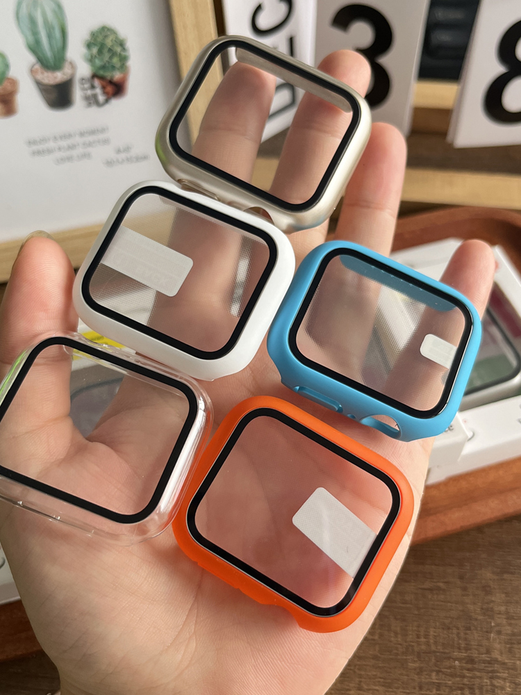 Tempered Glass+Cover For Apple - Smartwatch New Watches reseña y precio