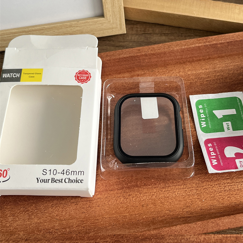 Tempered Glass+Cover For Apple - Smartwatch New Watches reseña y precio
