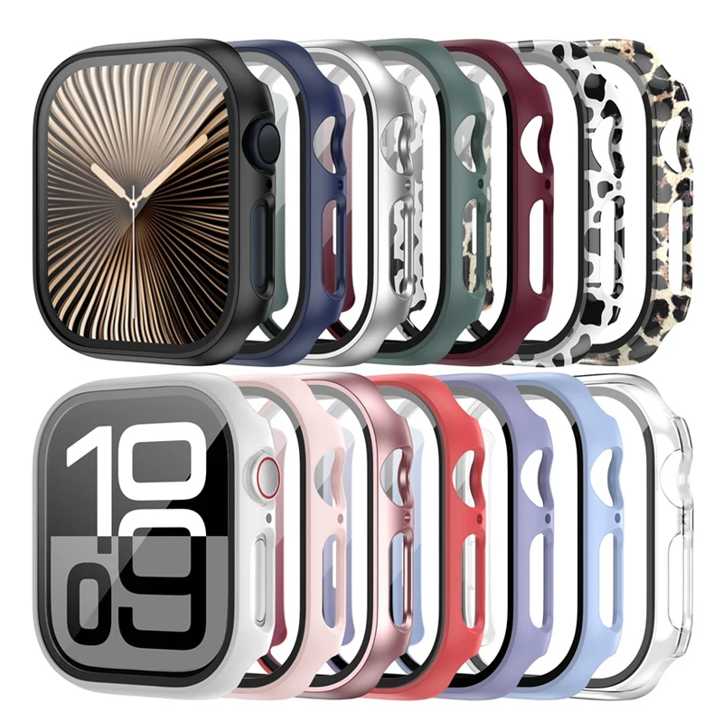 Tempered Glass+Cover For Apple - Smartwatch New Watches reseña y precio