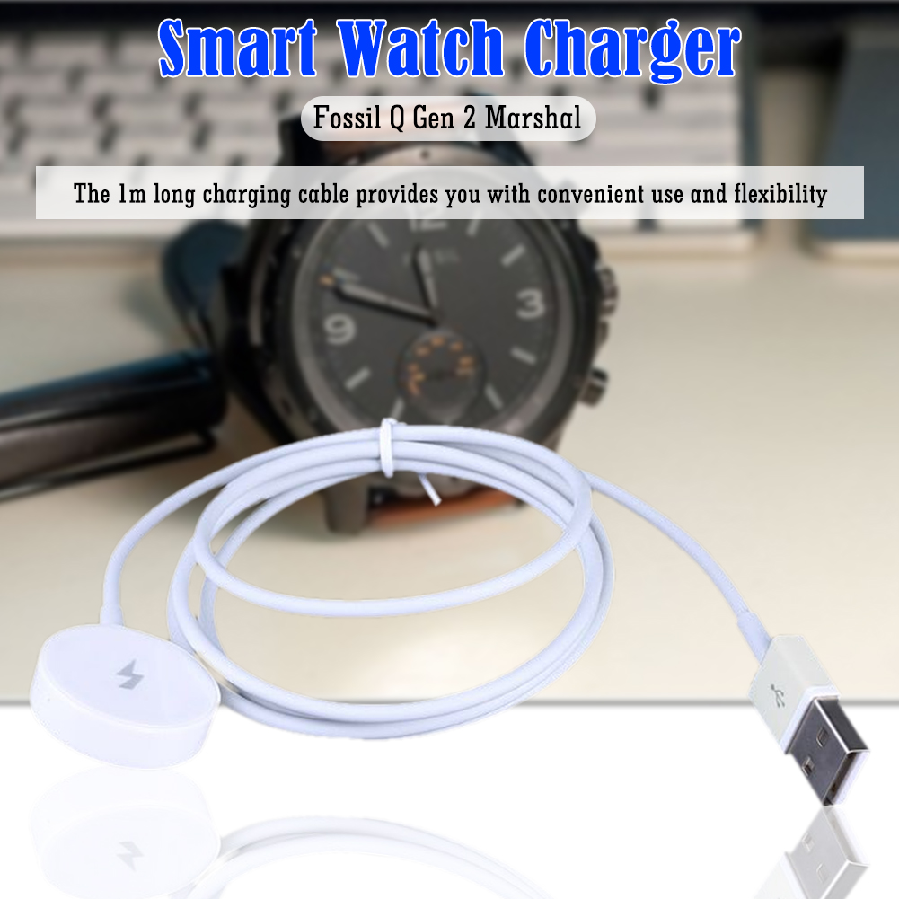 USB Smart Watch Magnetic Charg - Fossil Watches Smartwatch Gen 3 reseña y precio