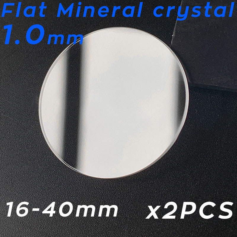 New 2PCS Thickness 1mm Flat Ro - Watch Crystal Replacement reseña y precio