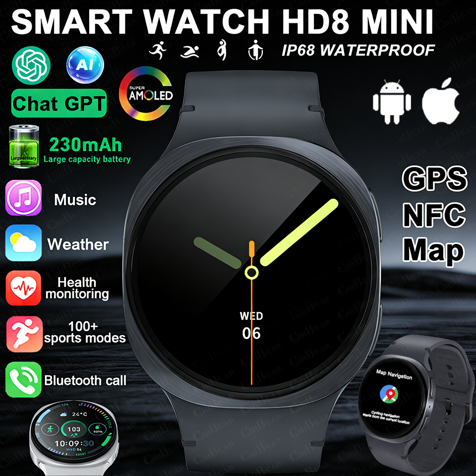 2026 New Watches 8 Mini GPS Tr - Smartwatch New Watches For Women reseña y precio