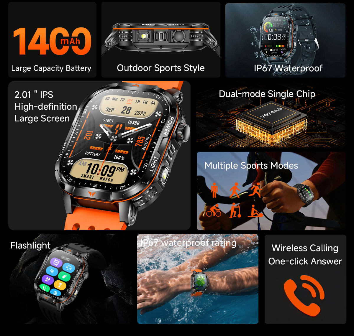 2026 New 1400mAh Super Large B - Smartwatch New Watches For Women reseña y precio