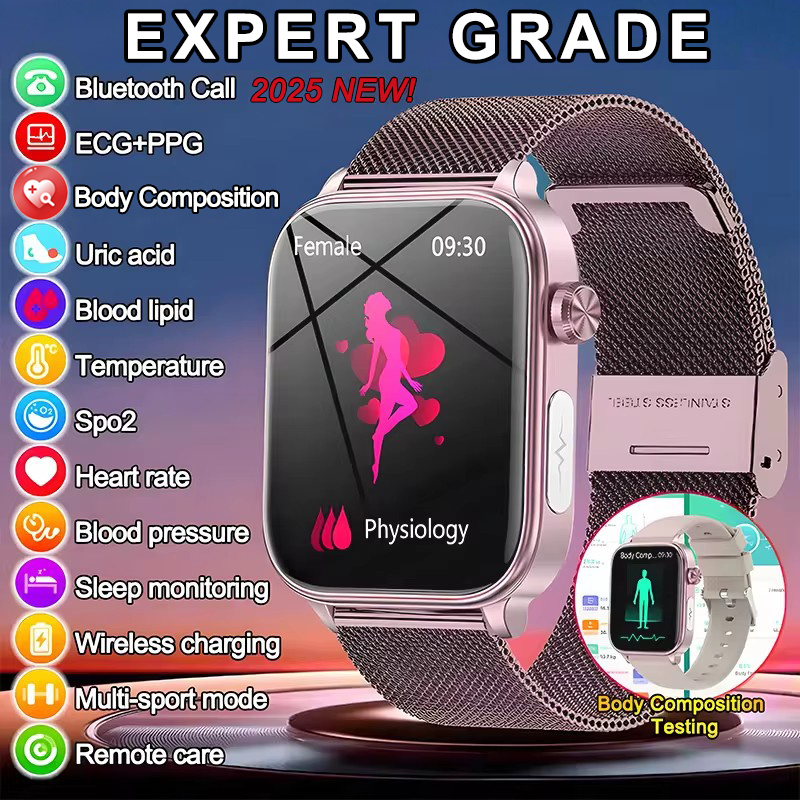 2025 New ECG+PPG Monitoring Sm - Smartwatch New Watches For Women reseña y precio