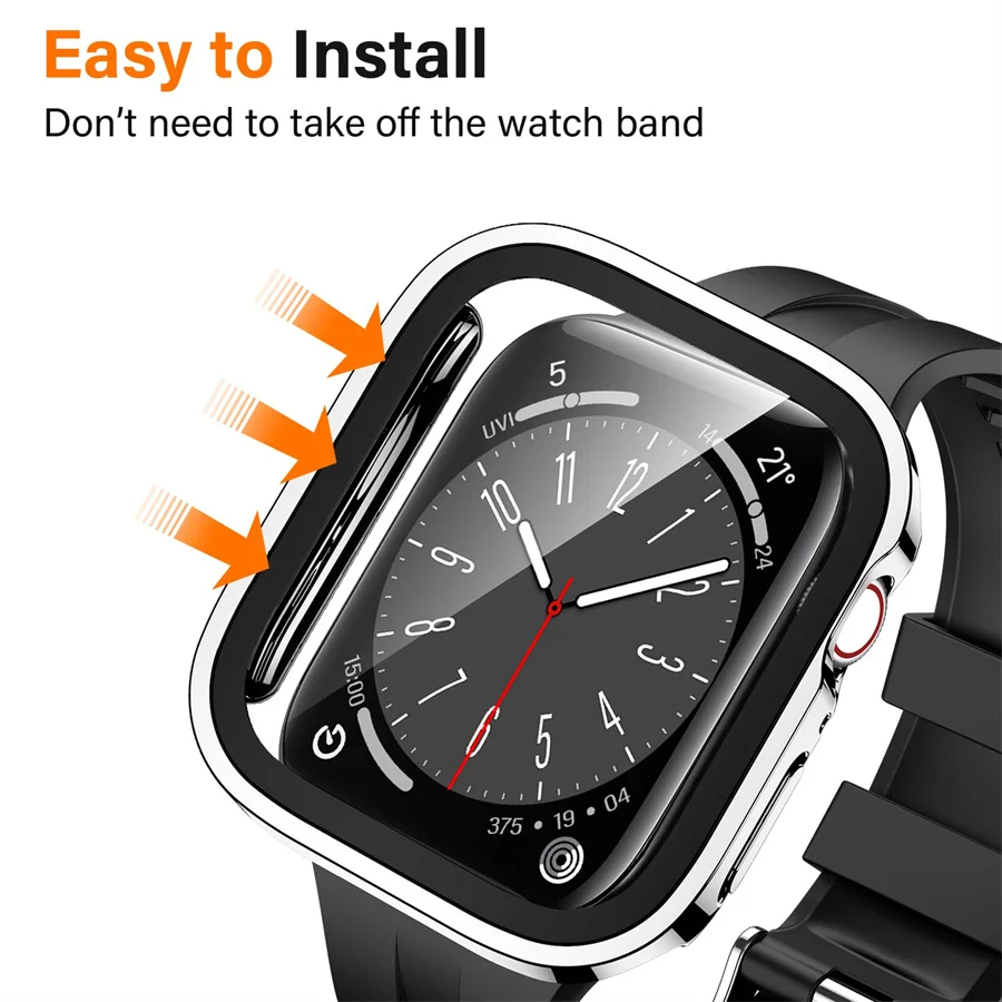 Glass+cover For Apple Watch ca - Smartwatch Apple Watches For Women reseña y precio