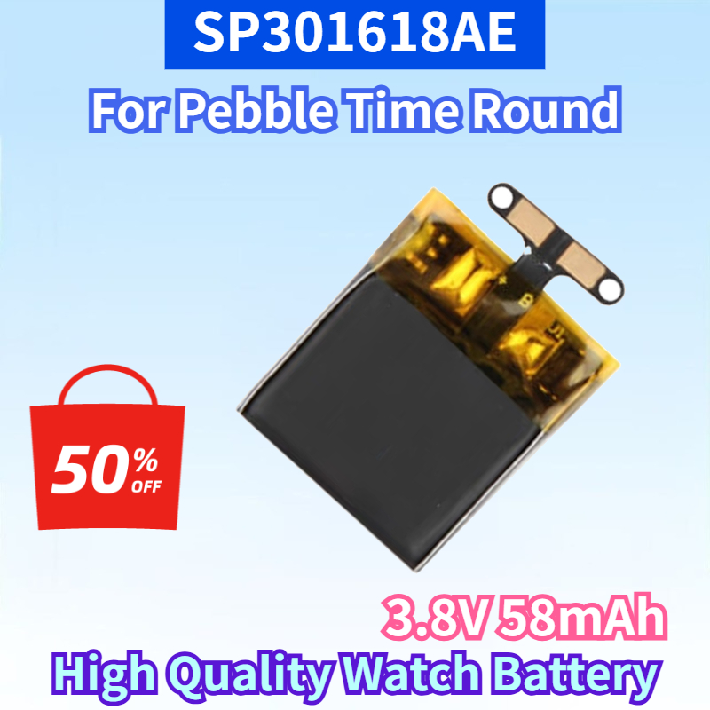 Newest SP301618AE 3.8V 58mAh L - Smartwatch Pebble Watches reseña y precio