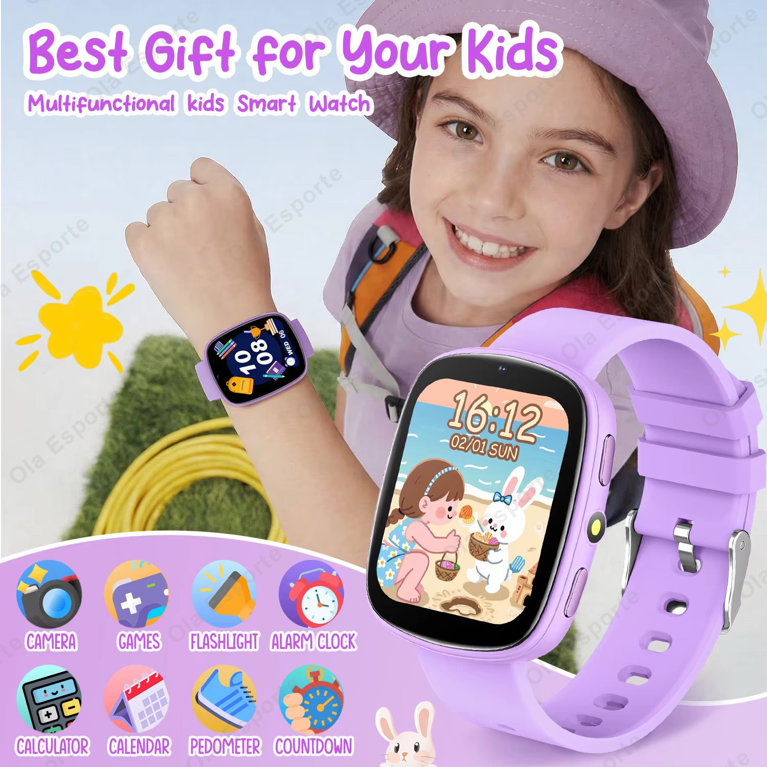 2026 Kids Games Smartwatch 1.8 - Smartwatch Digital Watches For Kids reseña y precio