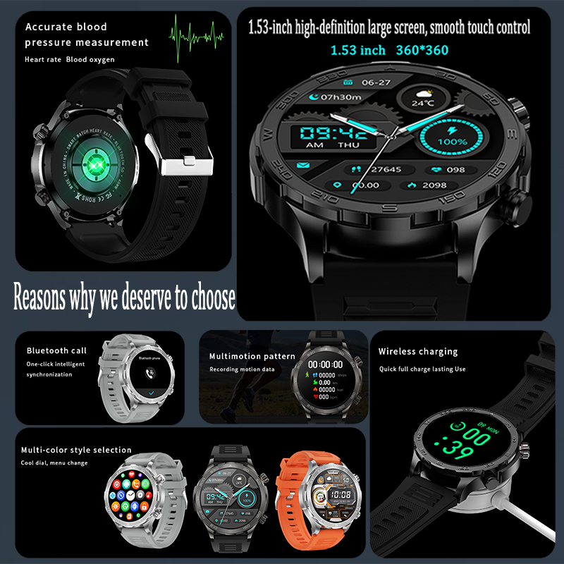 New GPS Track Smart Watch Men  - Smartwatch New Watches reseña y precio