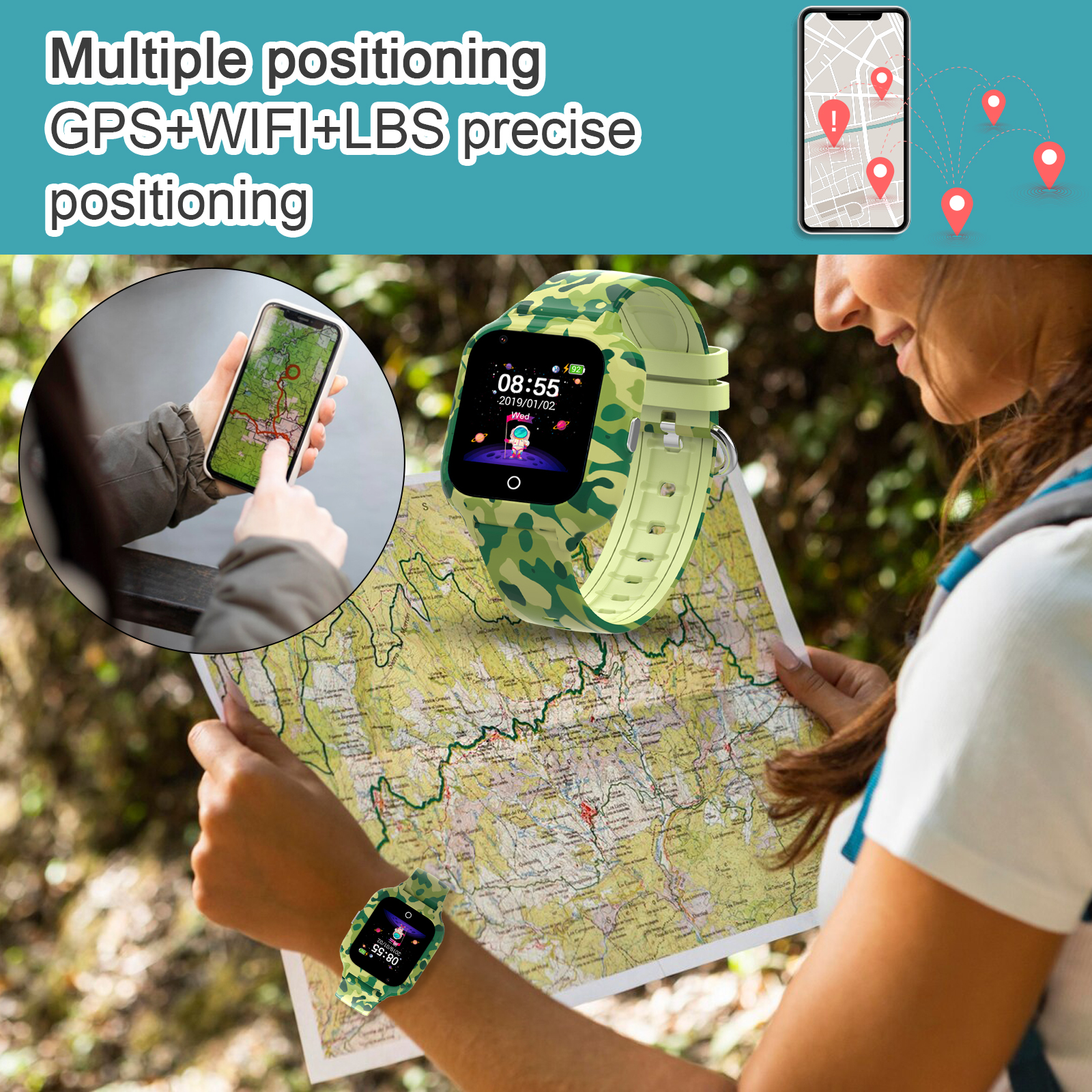 Wonlex 4G Children Smart Watch - Smartwatch Watch Whatsapp reseña y precio