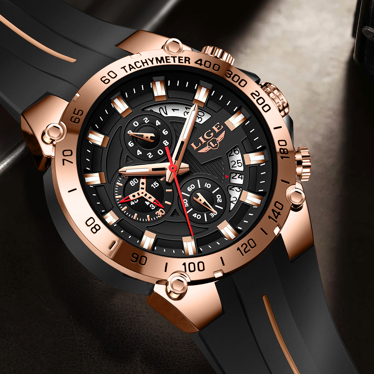 LIGE 2026 Brand Watch Men Sili - Smartwatch Army Watches For Men reseña y precio