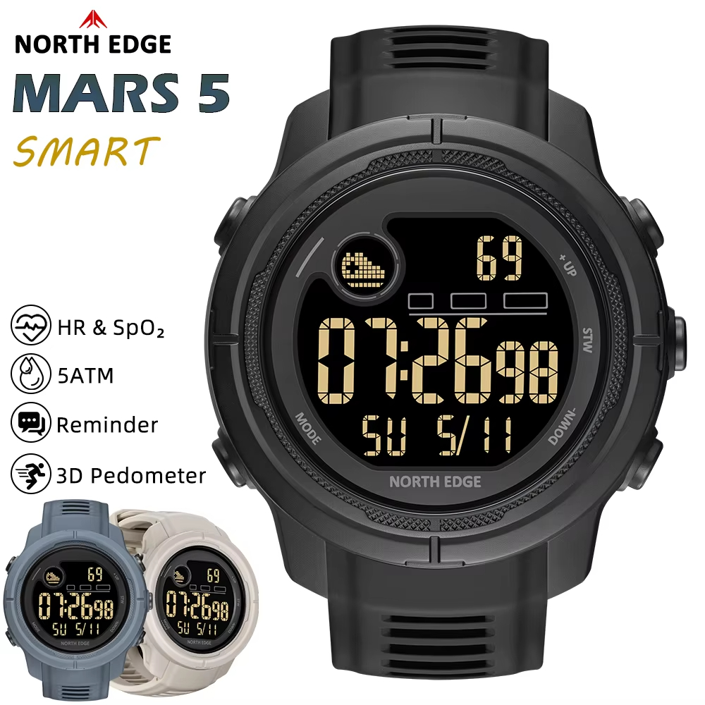 NORTH EDGE NEW MARS 5 Men's Di - Smartwatch New Watches For Women reseña y precio