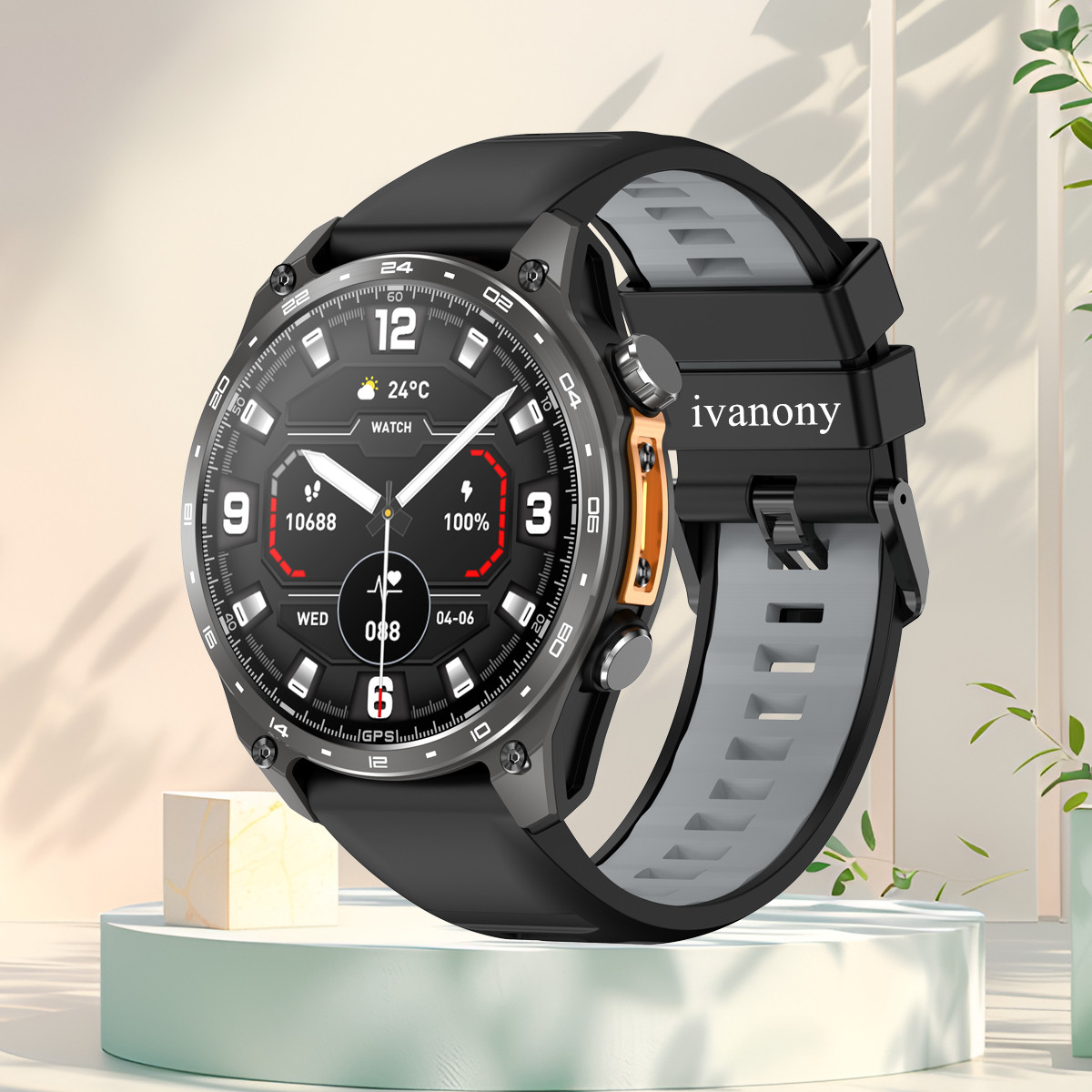 3ATM Waterproof Sports Smartwa - Smartwatch Watch Whatsapp reseña y precio