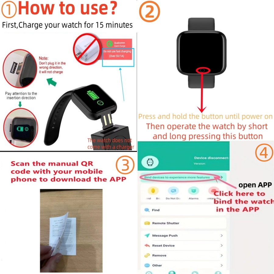 Smart Watch Message Remind Mus - Smartwatch Digital Watches For Kids reseña y precio