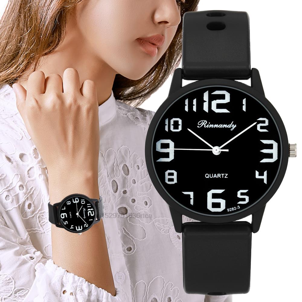 Women Fashion Silicone Watches - Minimalist Thin Watch reseña y precio