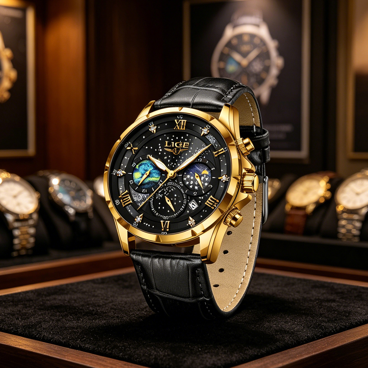 LIGE 2026 Top Luxury Brand Men - Smartwatch Army Watches For Men reseña y precio