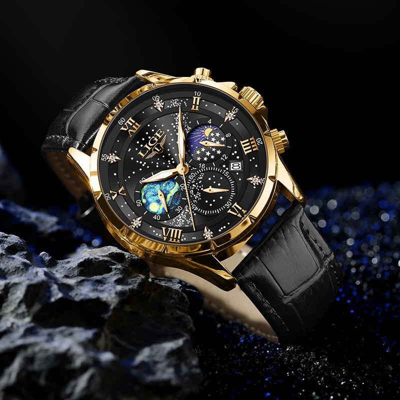 LIGE 2026 Top Luxury Brand Men - Smartwatch Army Watches For Men reseña y precio