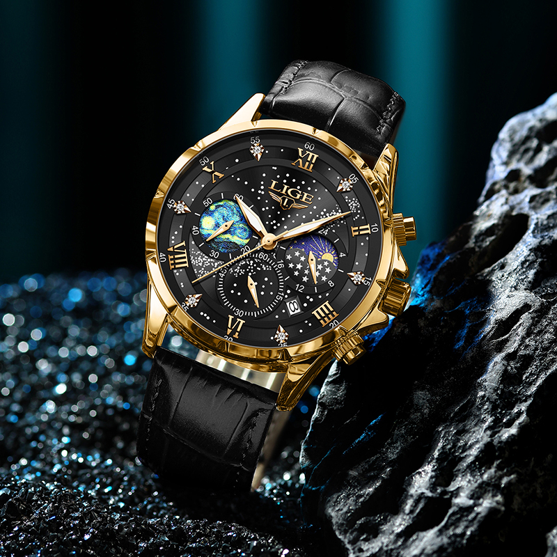 LIGE 2026 Top Luxury Brand Men - Smartwatch Army Watches For Men reseña y precio