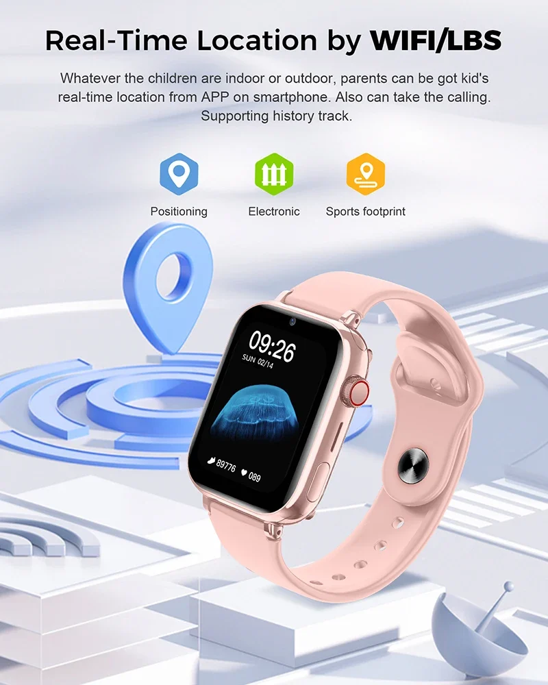4G Smart Watch Kids LBS Locati - Smartwatch Watches For Children reseña y precio