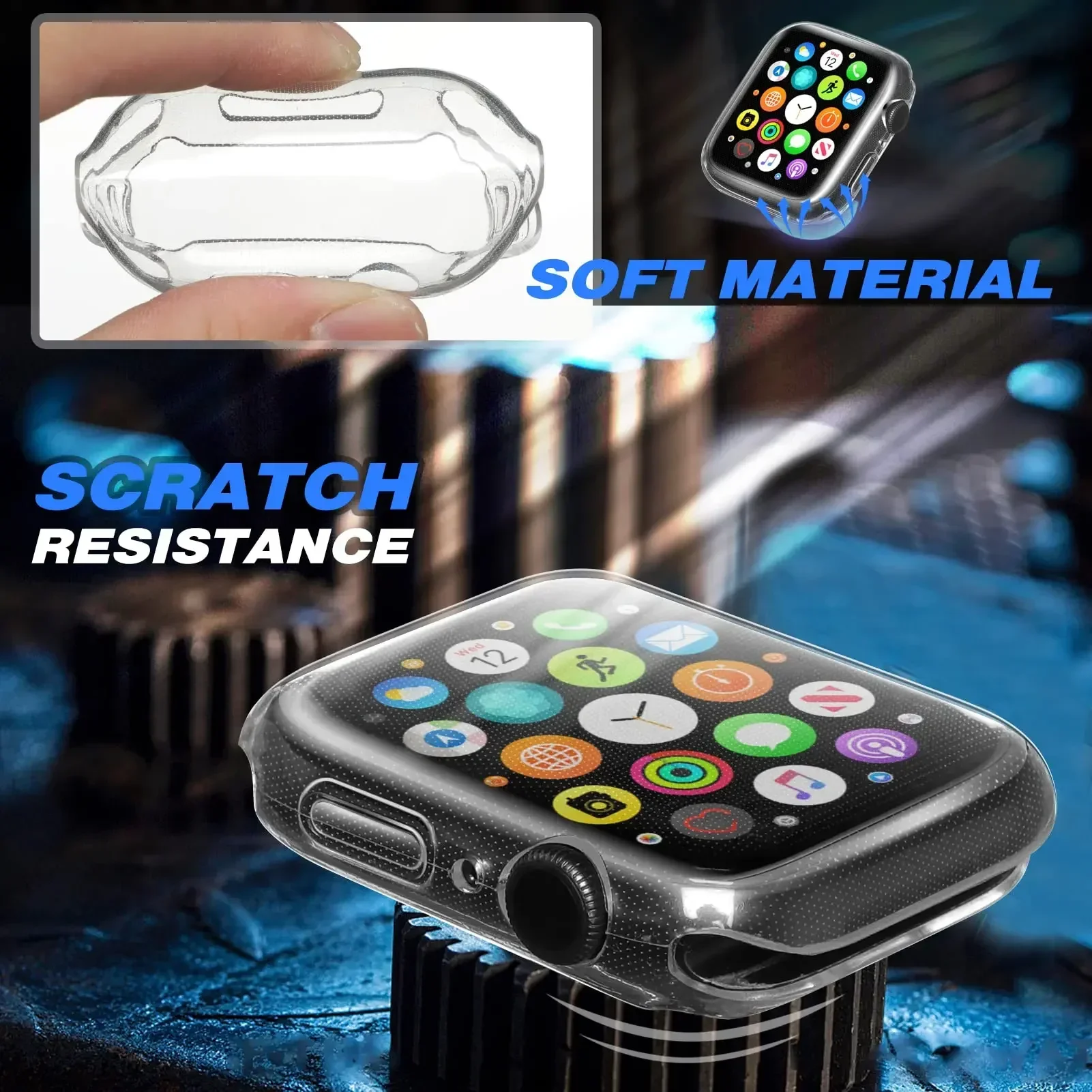 Cover For Apple Watch Case 44m - Smartwatch Apple Watches For Women reseña y precio