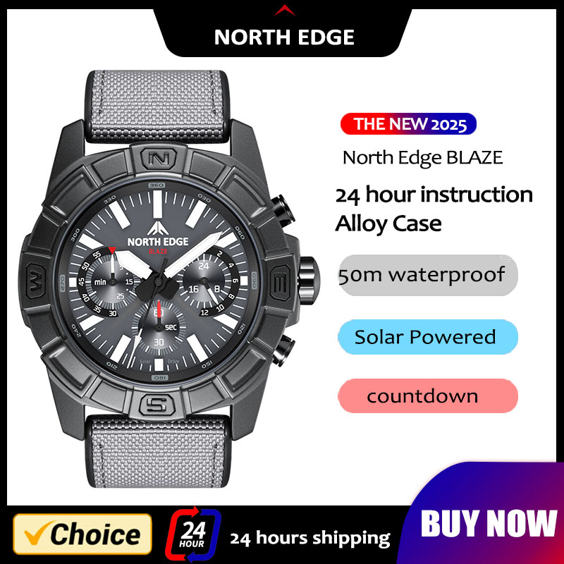 NORTH EDGE 2025 BLAZE Men Quar - Smartwatch Army Watches For Men reseña y precio