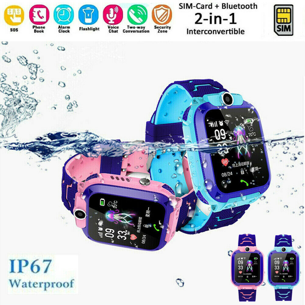 Q12 Kids Smart Watch 2G SOS Ca - Smartwatch Digital Watches For Kids reseña y precio