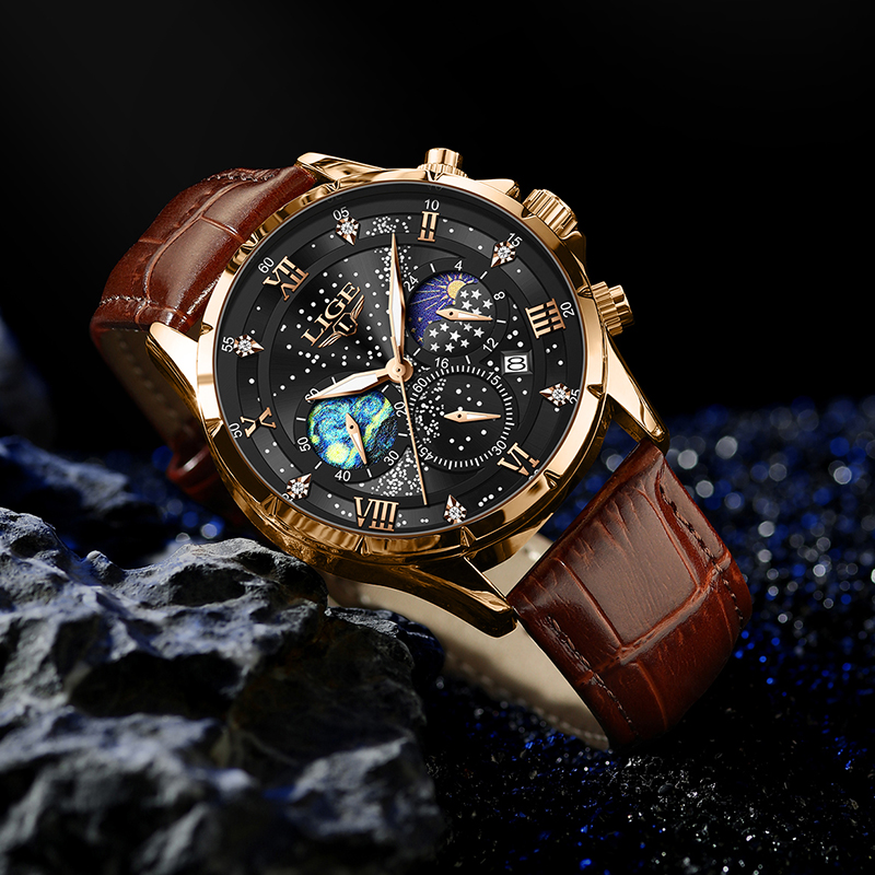LIGE 2026 Top Luxury Brand Men - Smartwatch Army Watches For Men reseña y precio