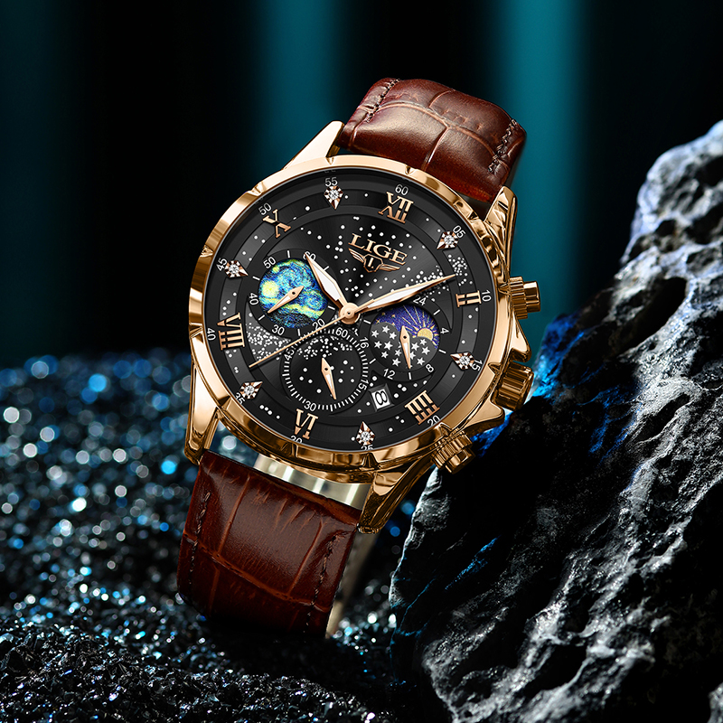 LIGE 2026 Top Luxury Brand Men - Smartwatch Army Watches For Men reseña y precio