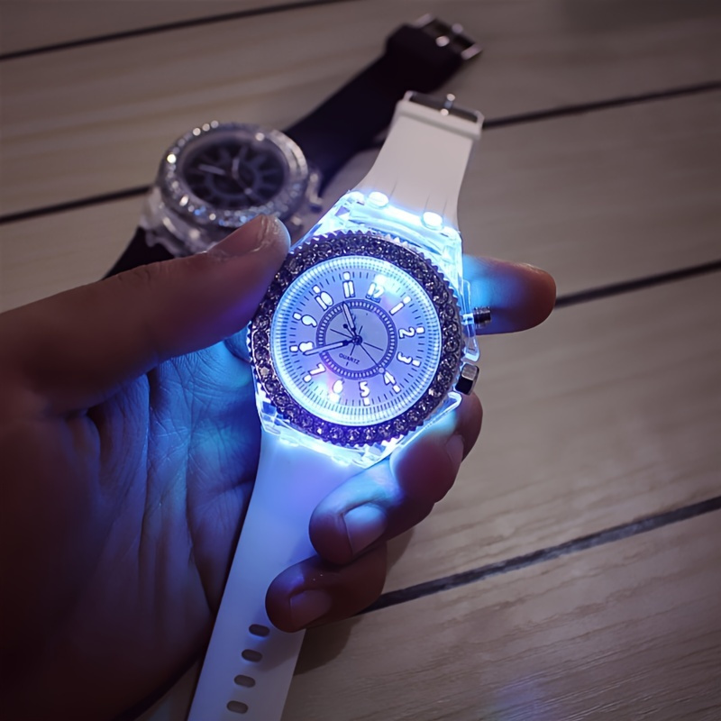Luminous Round Digital Watches - Minimalist Thin Watch reseña y precio