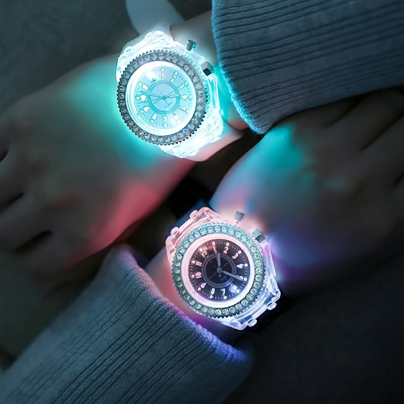 Luminous Round Digital Watches - Minimalist Thin Watch reseña y precio