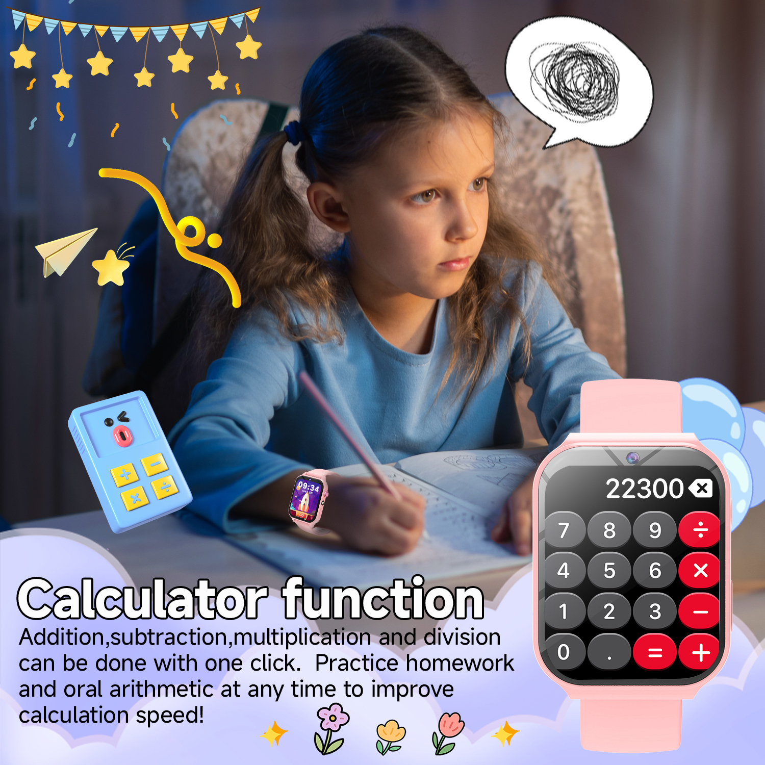 Study Partners for Kids HD Cam - Smartwatch Watches Gift For Girls reseña y precio