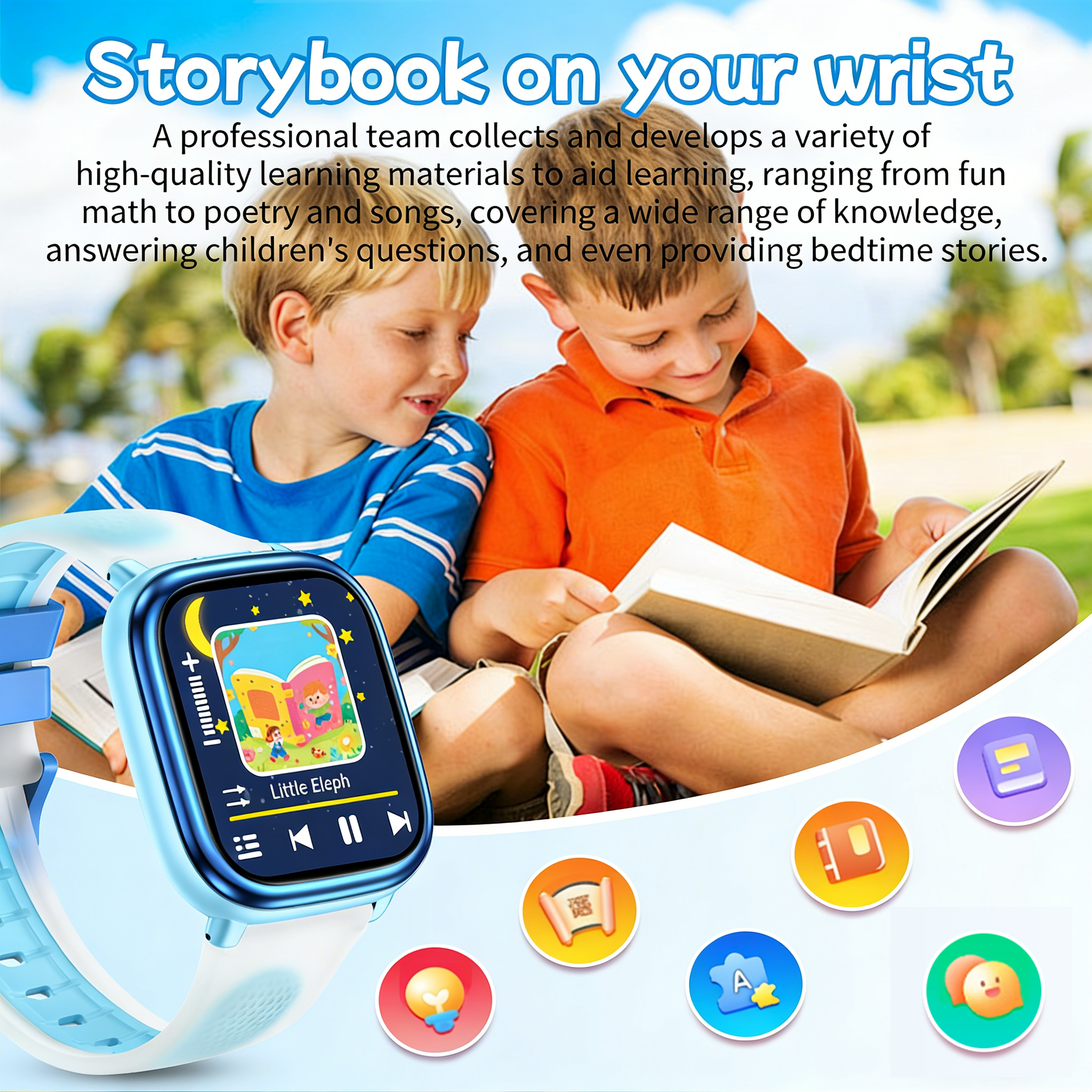New Kids Study Smart Watch 1.8 - Smartwatch Watches Gift For Girls reseña y precio