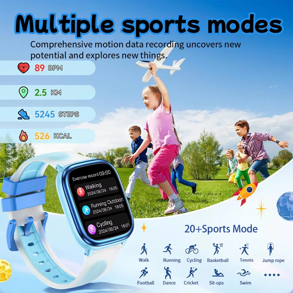 New Kids Study Smart Watch 1.8 - Smartwatch Watches Gift For Girls reseña y precio