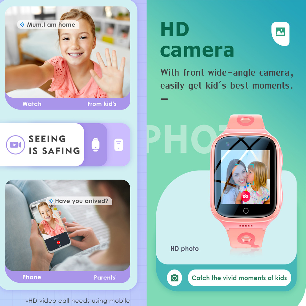 4G Smart Watch Kids GPS WiFi V - Smartwatch Watches Gift For Girls reseña y precio
