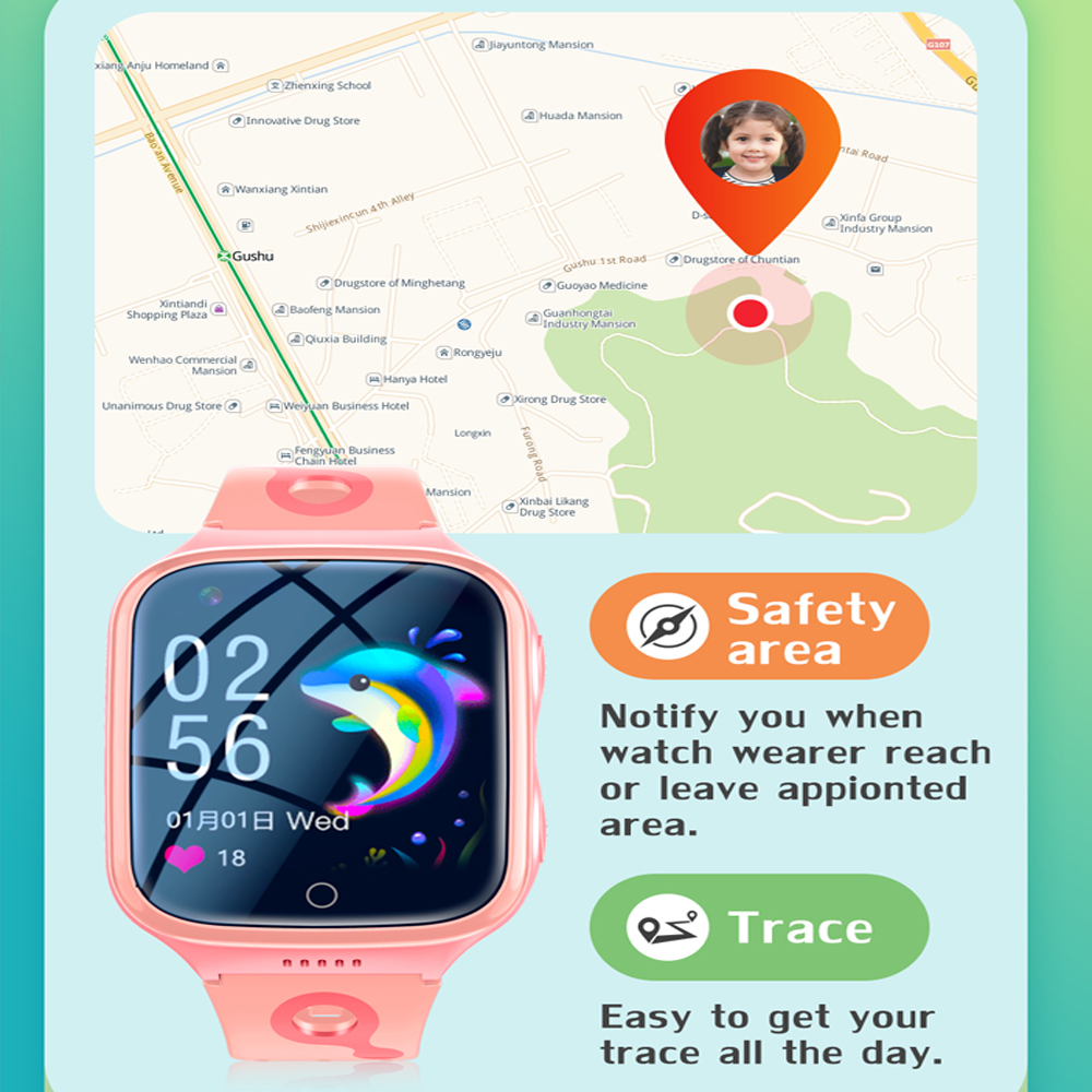 4G Smart Watch Kids GPS WiFi V - Smartwatch Watches Gift For Girls reseña y precio
