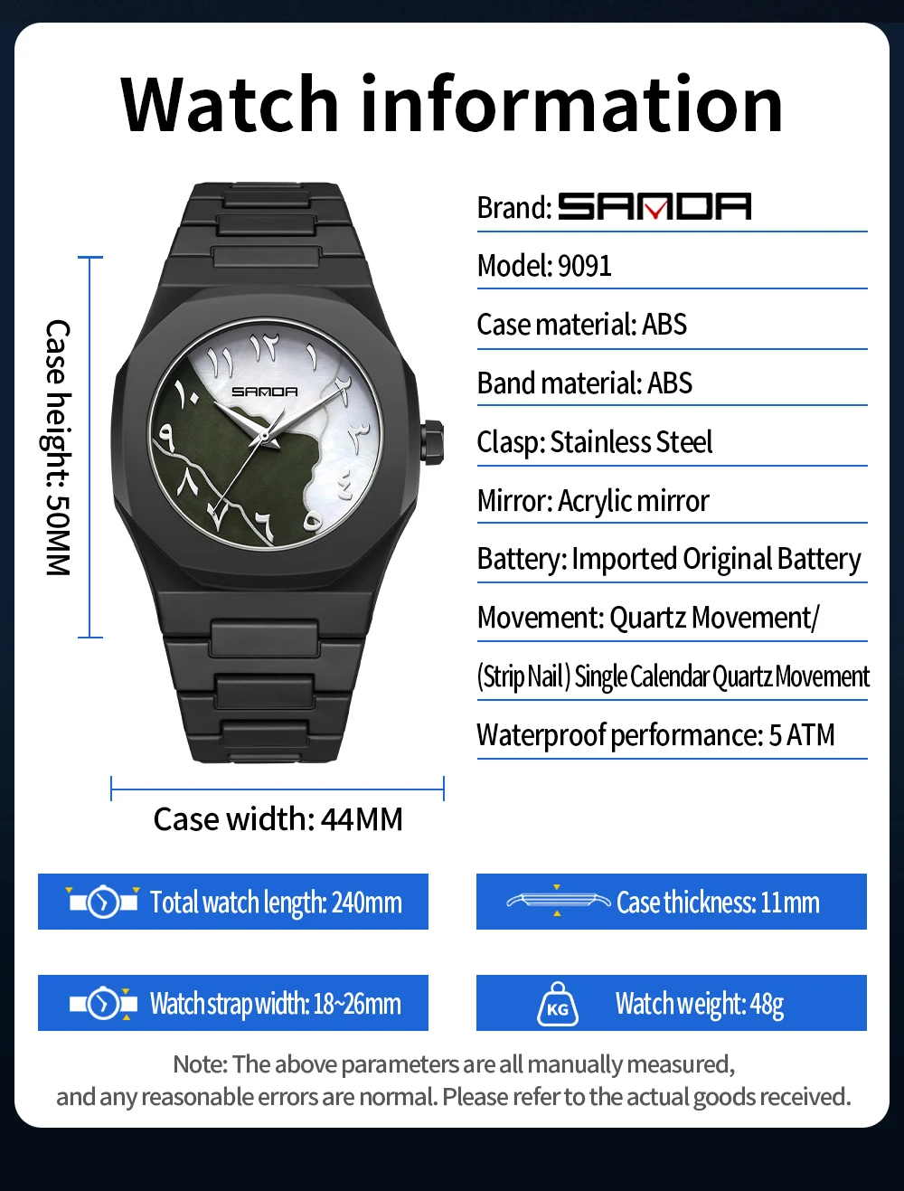 SANDA new fashionable quartz w - Smartwatch New Watches For Women reseña y precio