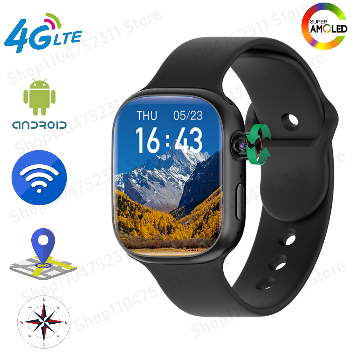 S10 MAX Smartwatch 2.29inch An - Smartwatch Watch Whatsapp reseña y precio