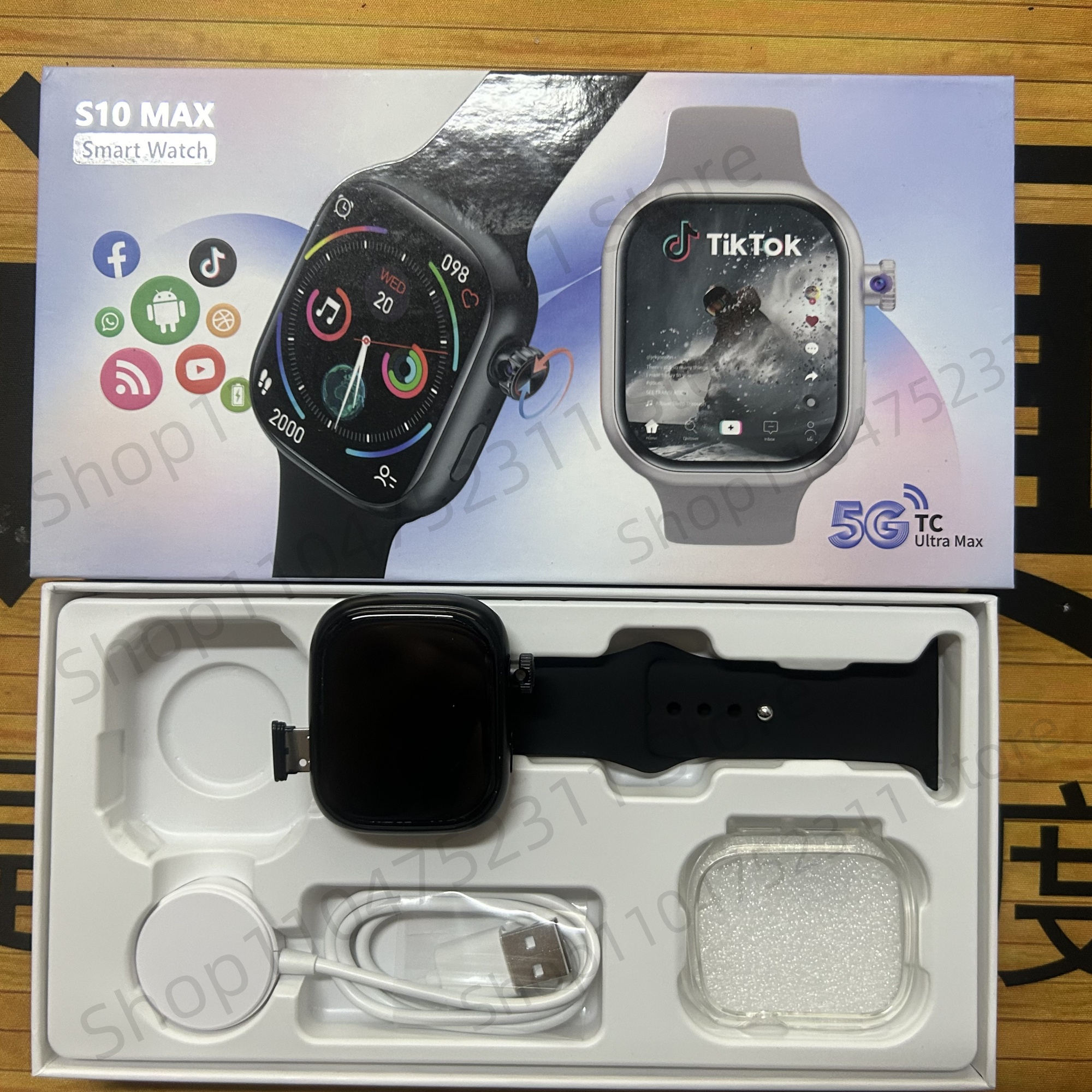 S10 MAX Smartwatch 2.29inch An - Smartwatch Watch Whatsapp reseña y precio